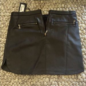 Pleather Skirt